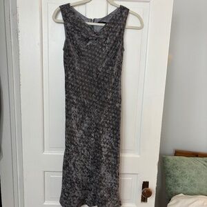Silver suede Suivi dress